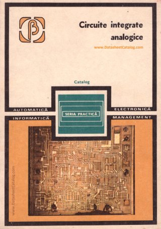 Circuite integrate analogice - Catalog IPRS Băneasa în format pdf